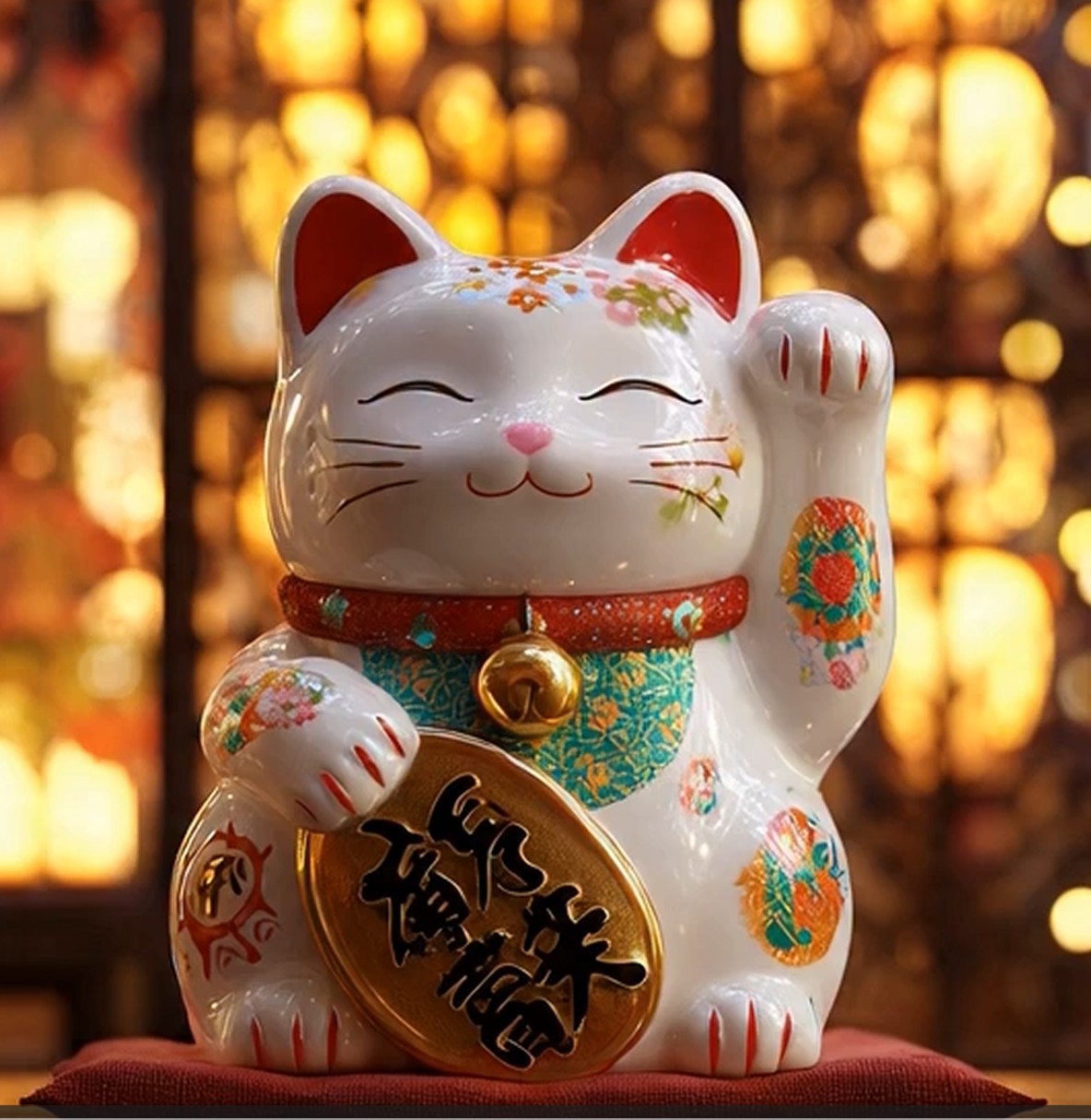 Maneki Neko blanc